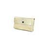 Portefeuille or en cuir